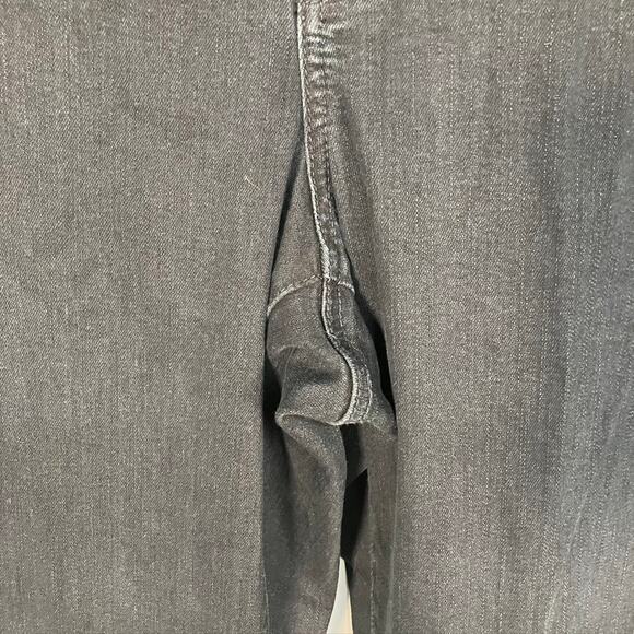 INC International Concepts Wide Leg Slim Tech Fit Womens‎ 14W Black Jeans New - Picture 4 of 15